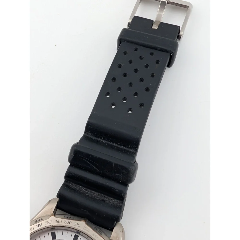 Vintage Wrangler Watch Men‎ 43mm Case Analog-Digital Black Band- New Battery